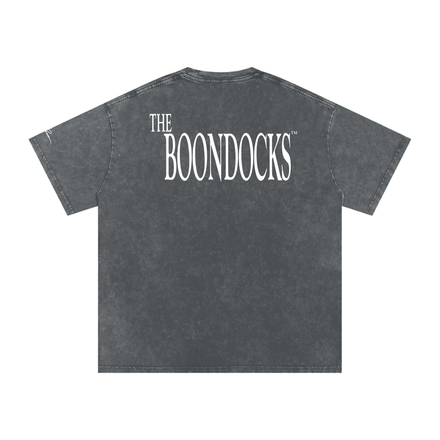 The Boondocks Ain’t No Peace in Woodcrest Acid Washed Oversized T-Shirt - Image 6