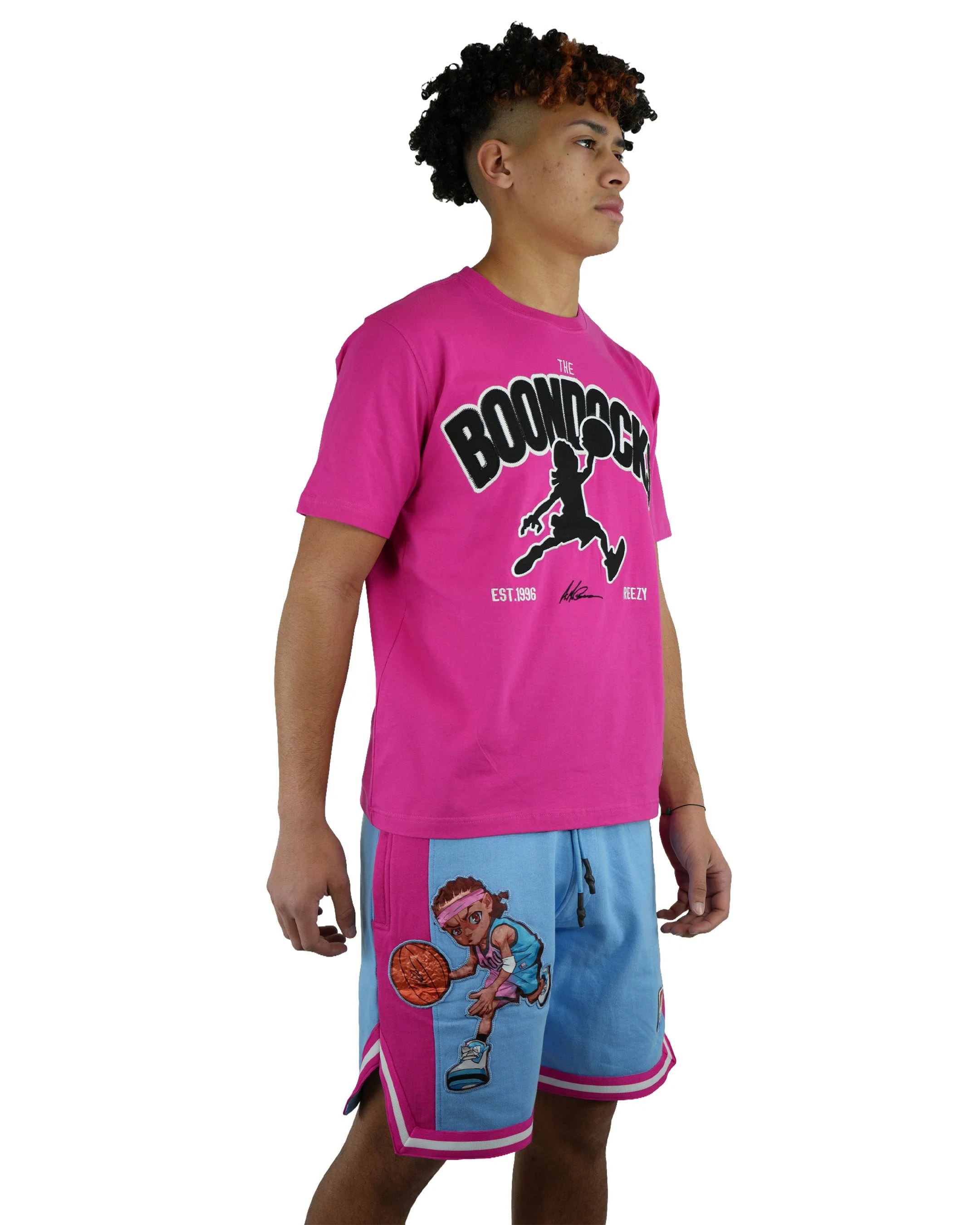 The Boondocks - Air Riley Pink T-Shirt - Image 3