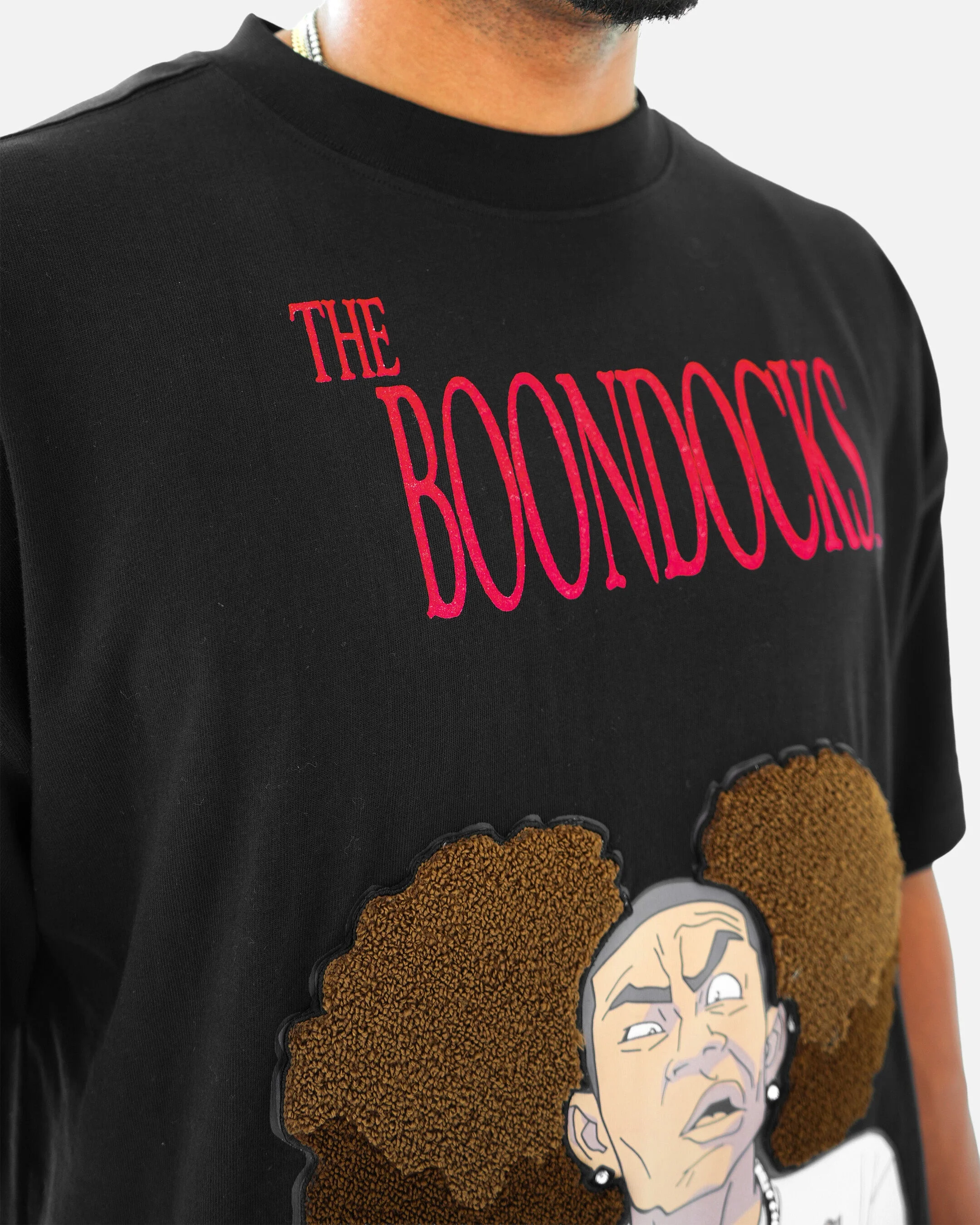 The Boondocks Booked But Still Magnificent Black T-Shirt - Image 4