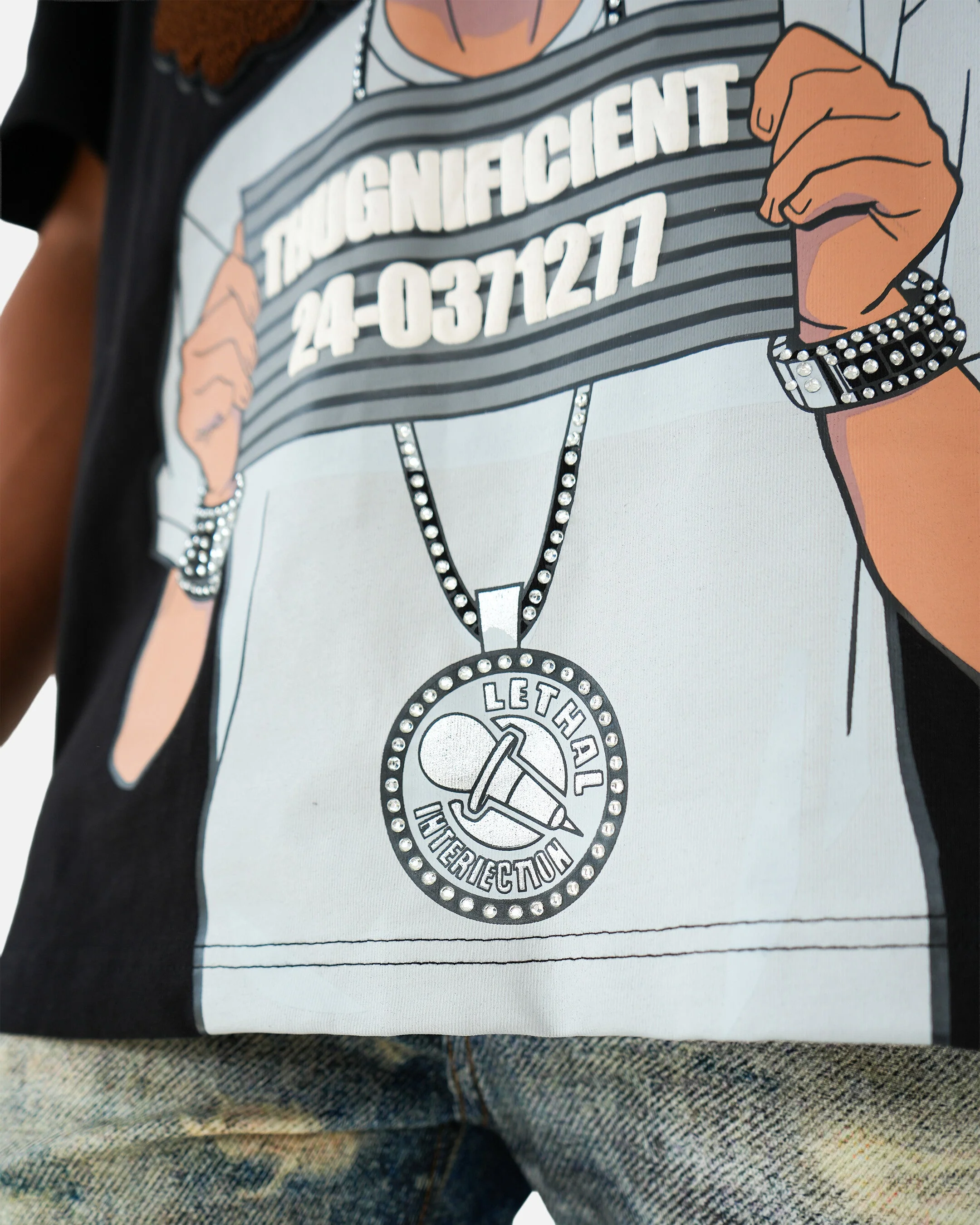 The Boondocks Booked But Still Magnificent Black T-Shirt - Image 6