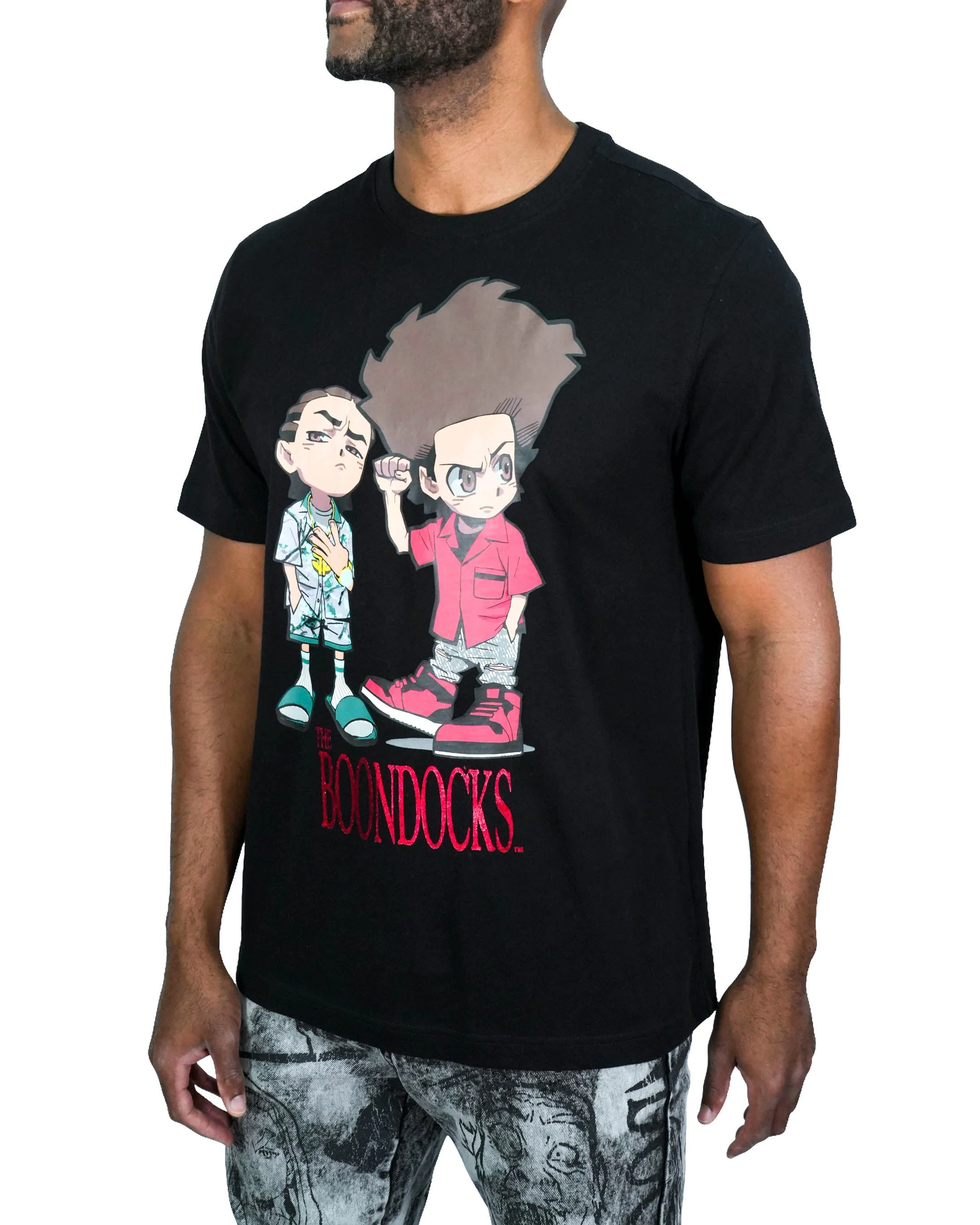 The Boondocks Brothers Black T-Shirt - Image 2