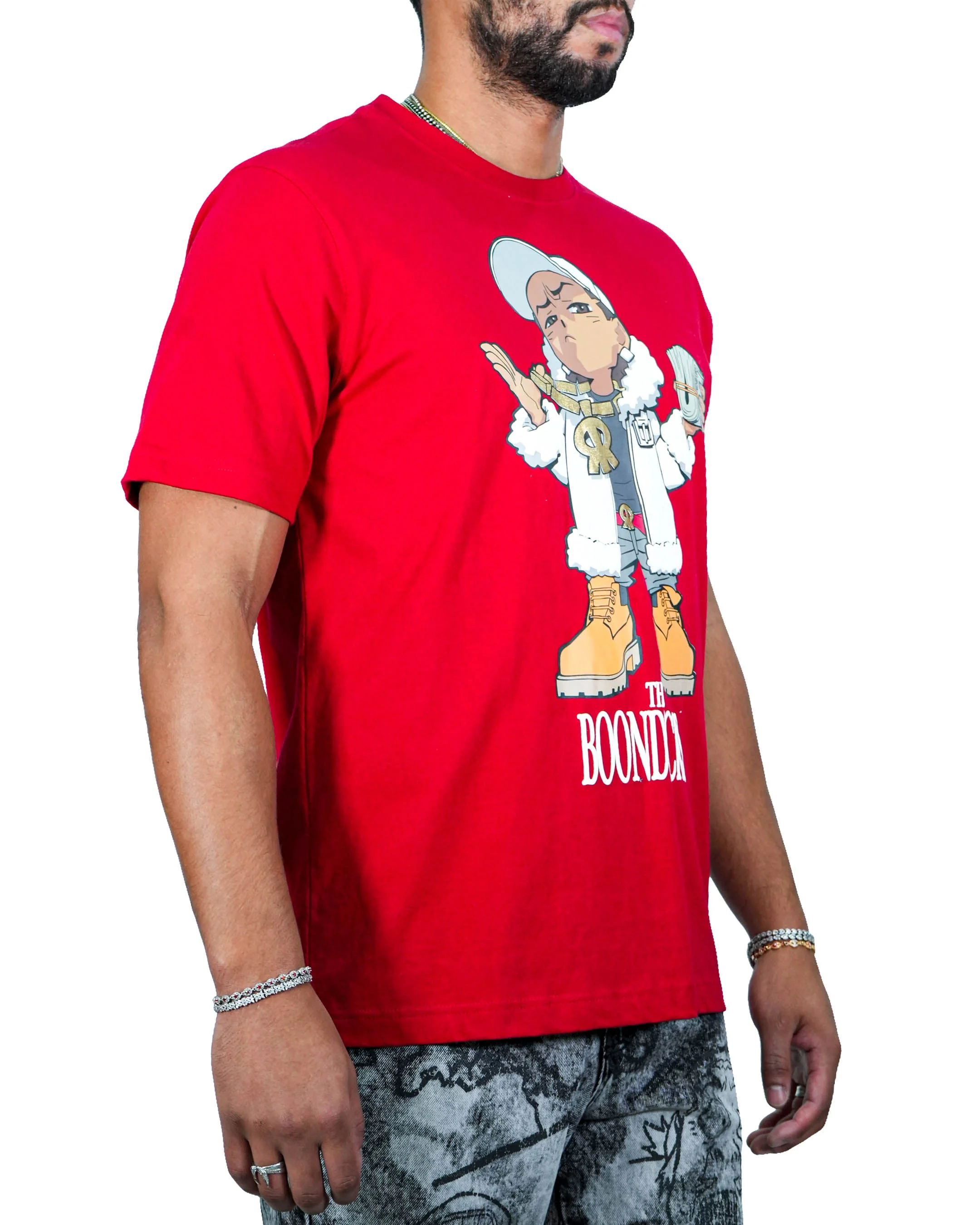 The Boondocks Cold Cash Riley Red T-Shirt - Image 2