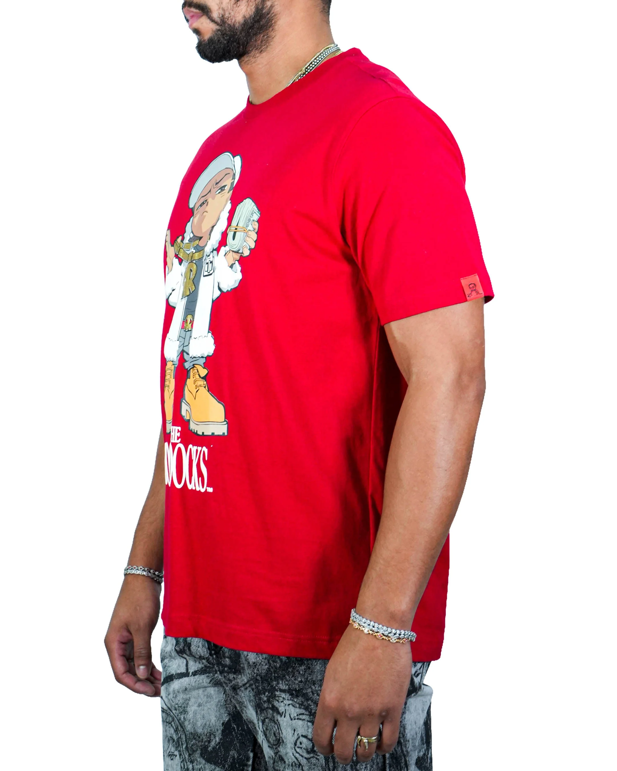 The Boondocks Cold Cash Riley Red T-Shirt - Image 3