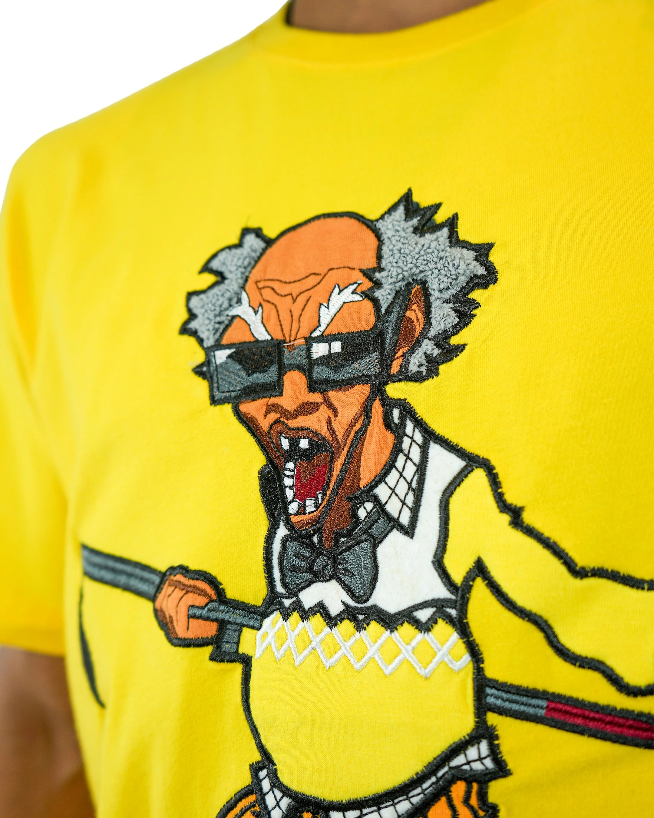 The Boondocks - Colonel Stinkmeaner Yellow Knit T-Shirt - Image 2