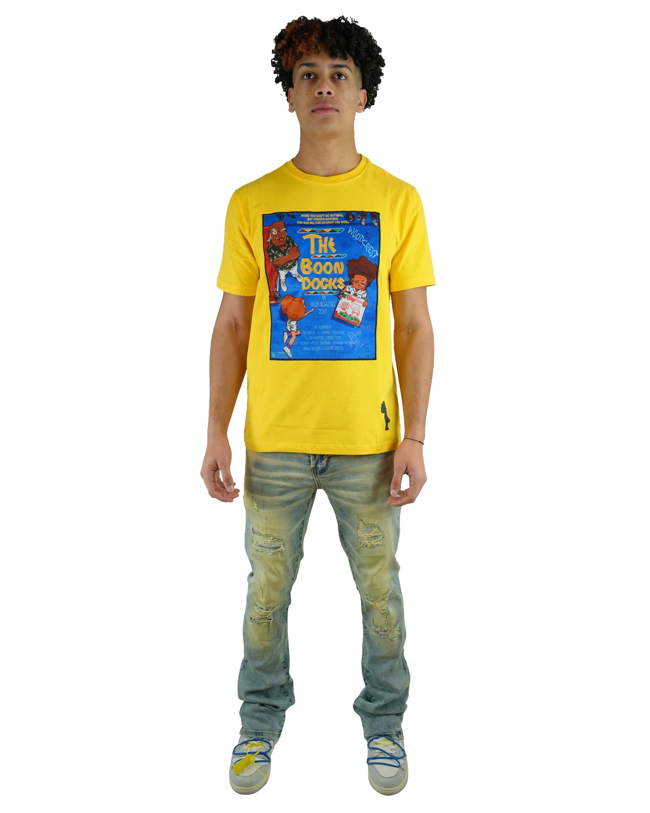 The Boondocks - Do The Right Thing Yellow T-Shirt - Image 3