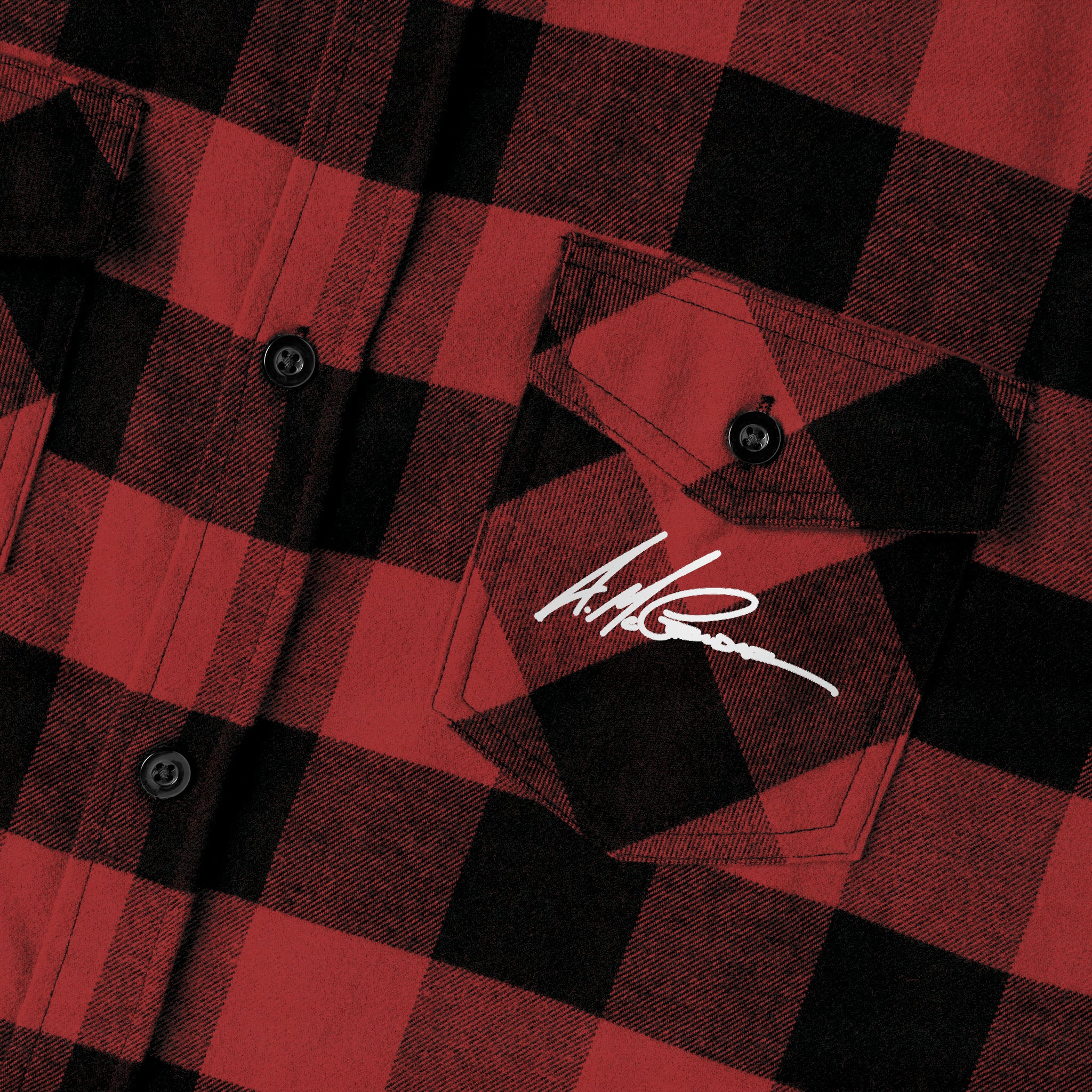 The Boondocks Freeman Brothers Wanted Red / Black Flannel Shirt - Image 5