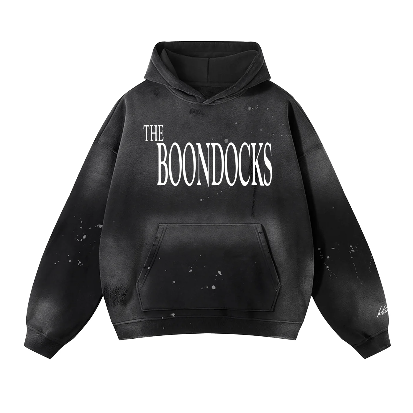 The Boondocks Freeman's Brothers Most Wanted Vintage Washed Hoodie - Image 3