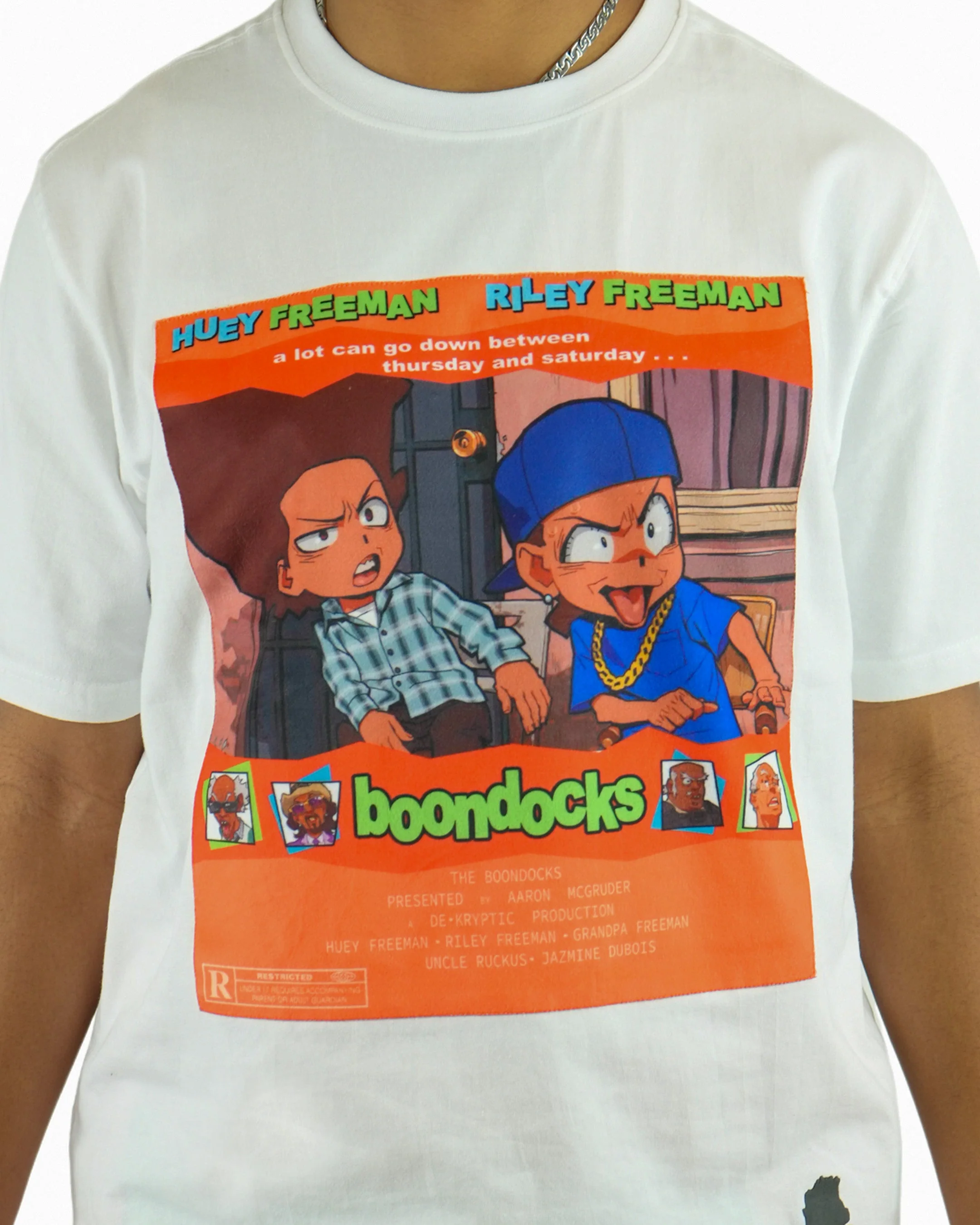 The Boondocks - Friday White T-Shirt - Image 4