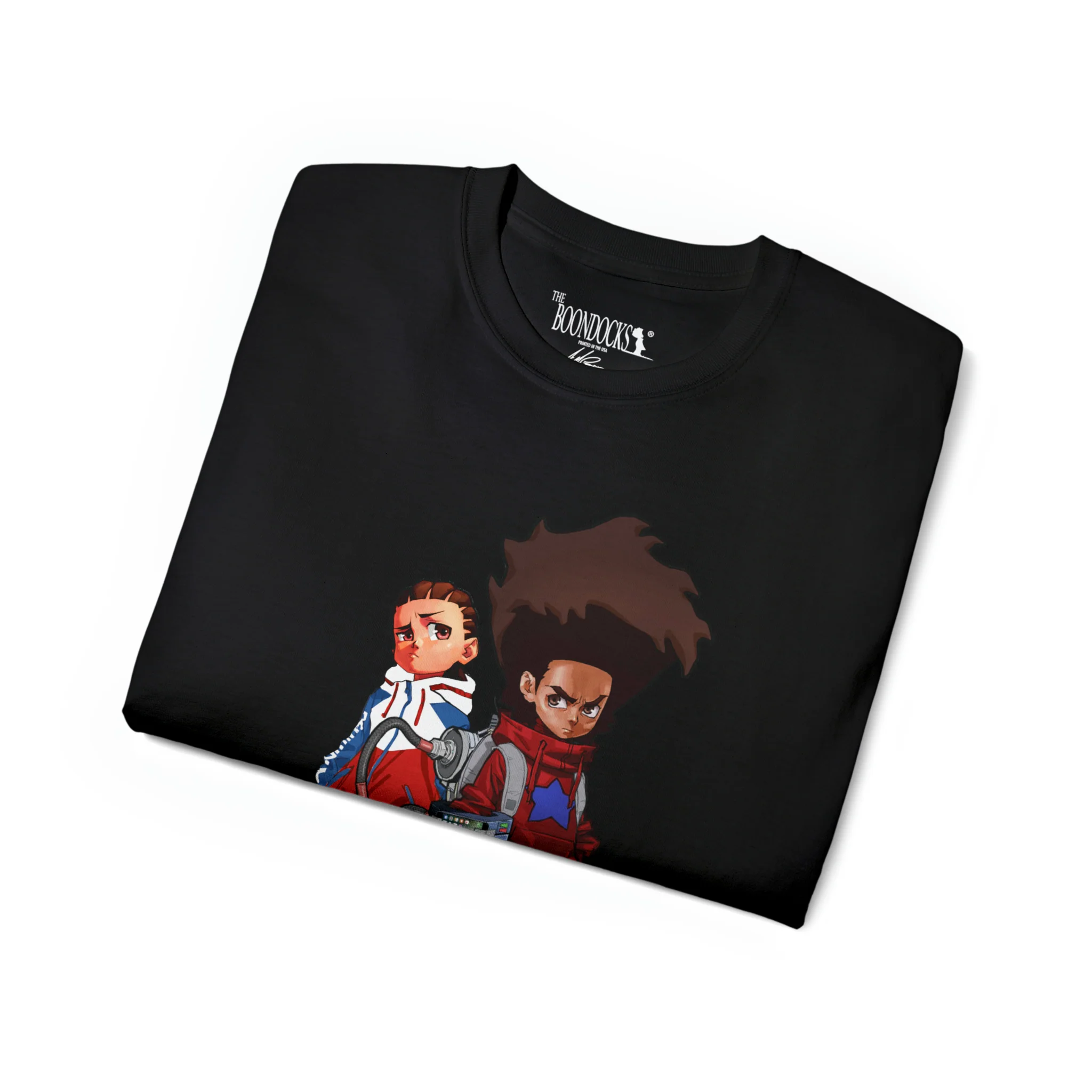 The Boondocks - Future Huey & Riley Black Eco-T-Shirt - Image 5