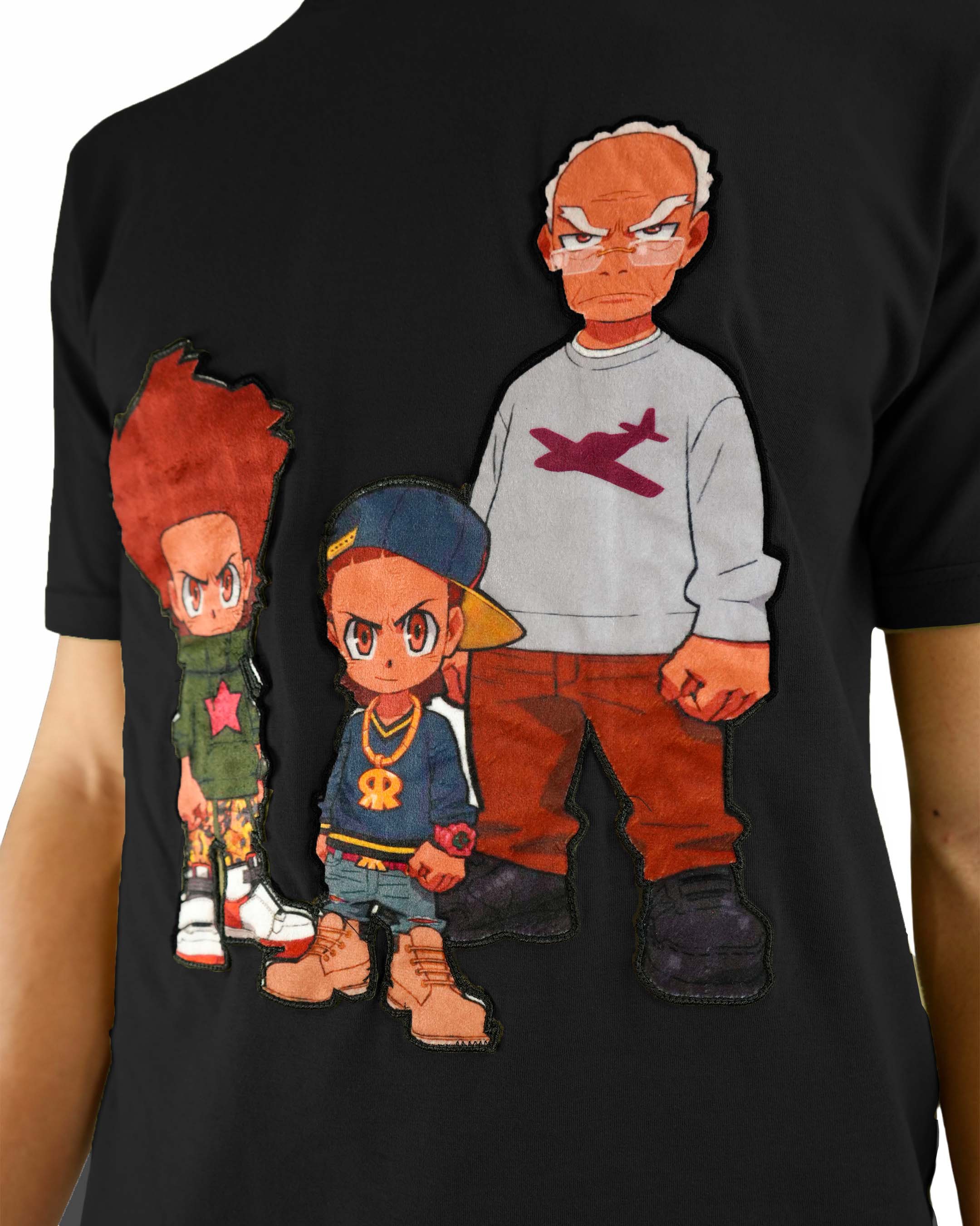 The Boondocks - Granddad Black T-Shirt - Image 2