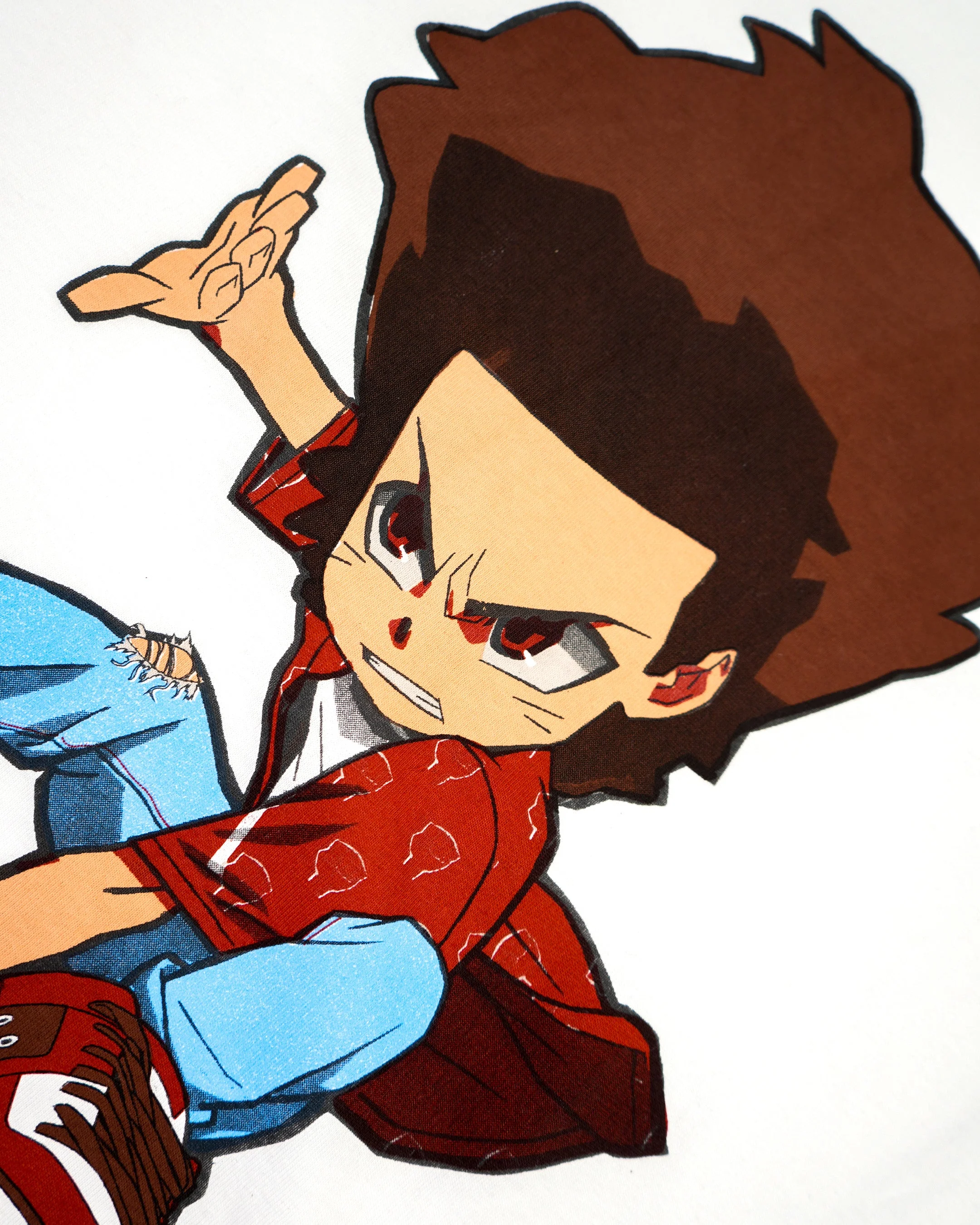 The Boondocks - Huey Air White T-Shirt - Image 3