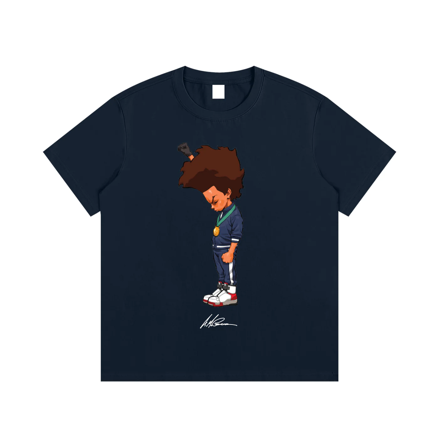 The Boondocks Huey Fist Stand T-Shirt - Image 5