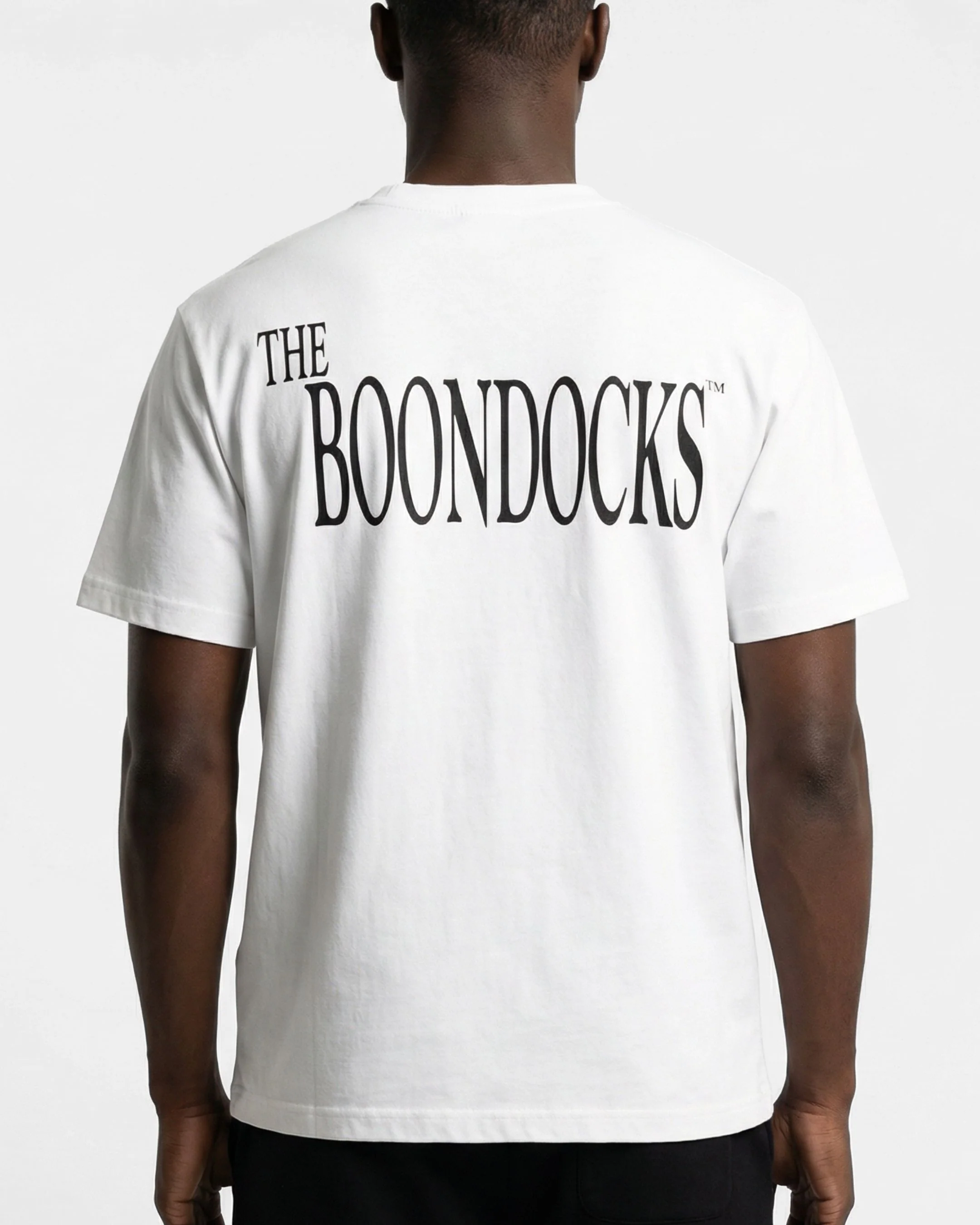 The Boondocks Huey Fist Stand White T-Shirt - Image 2