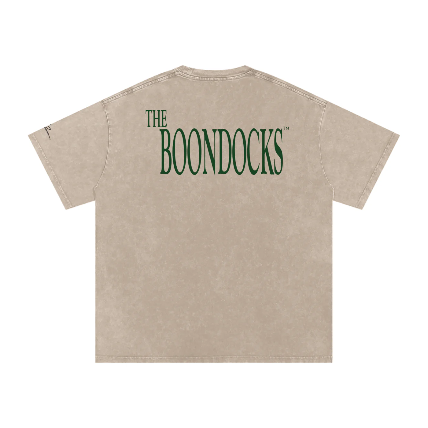 The Boondocks Huey Lab State Acid Washed Oversized T-Shirt - Image 3