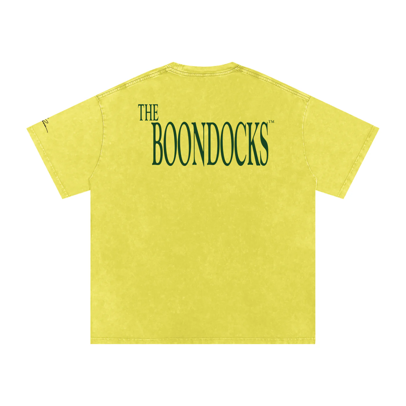 The Boondocks Huey Lab State Acid Washed Oversized T-Shirt - Image 5
