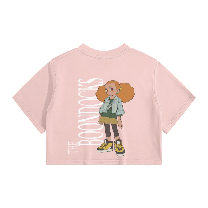 The Boondocks - Jazmine Washed Crop Top - Image 4