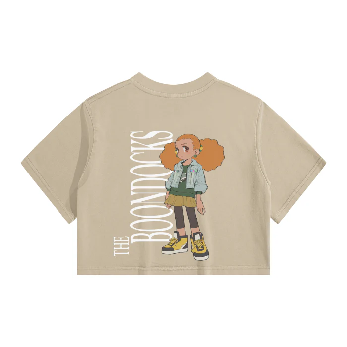 The Boondocks - Jazmine Washed Crop Top - Image 6
