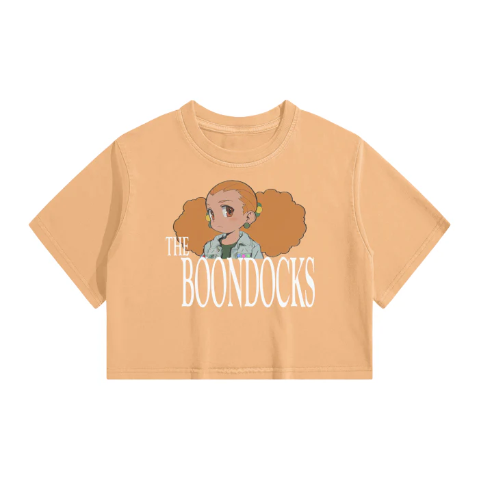 The Boondocks - Jazmine Washed Crop Top - Image 7