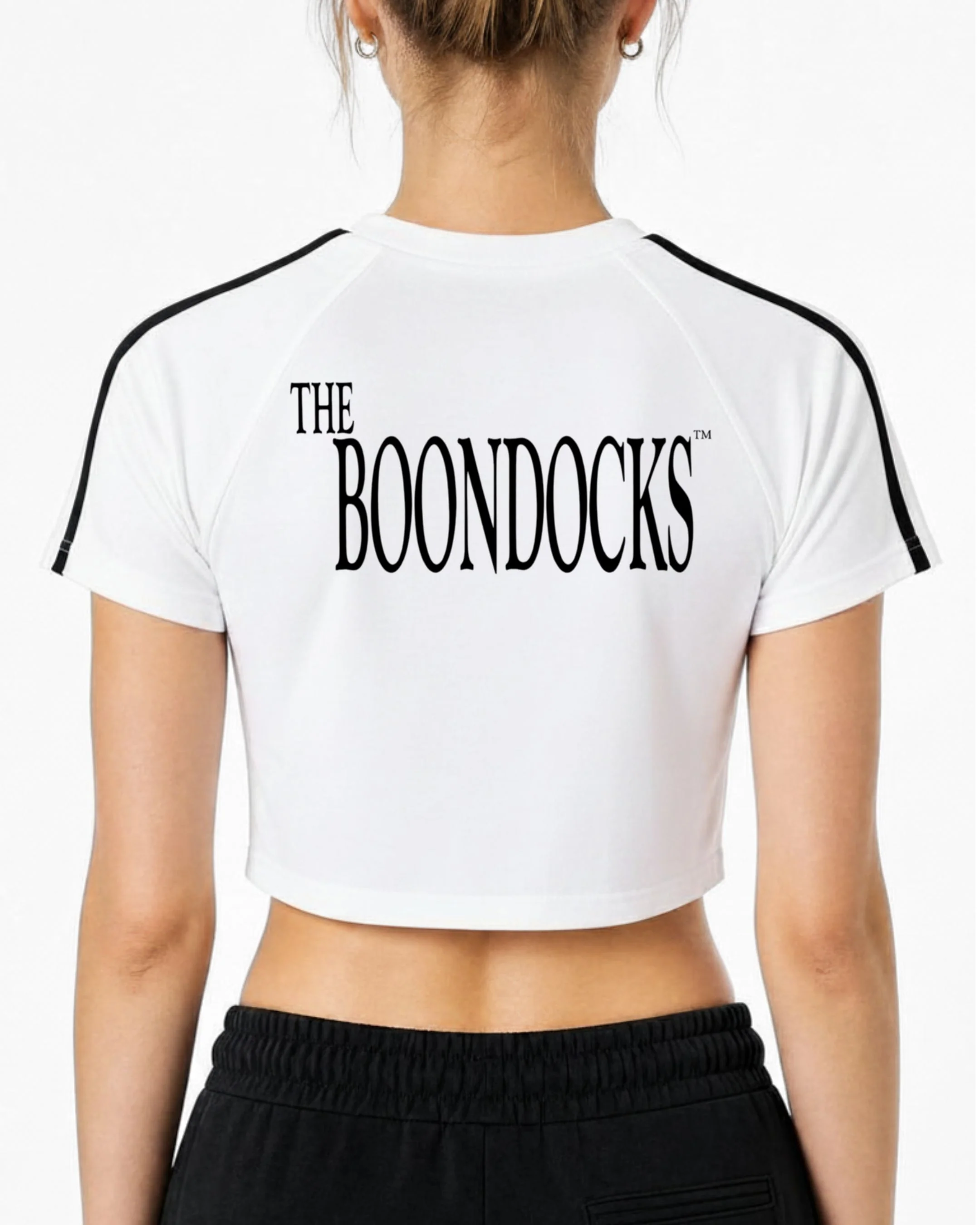 The Boondocks Jazmine Boss Attitude White Crop Top - Image 2