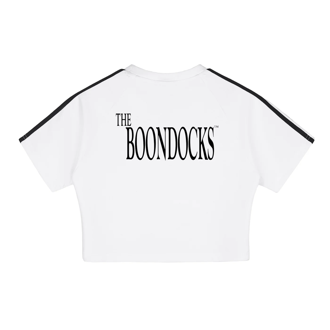 The Boondocks Jazmine Boss Attitude White Crop Top - Image 4