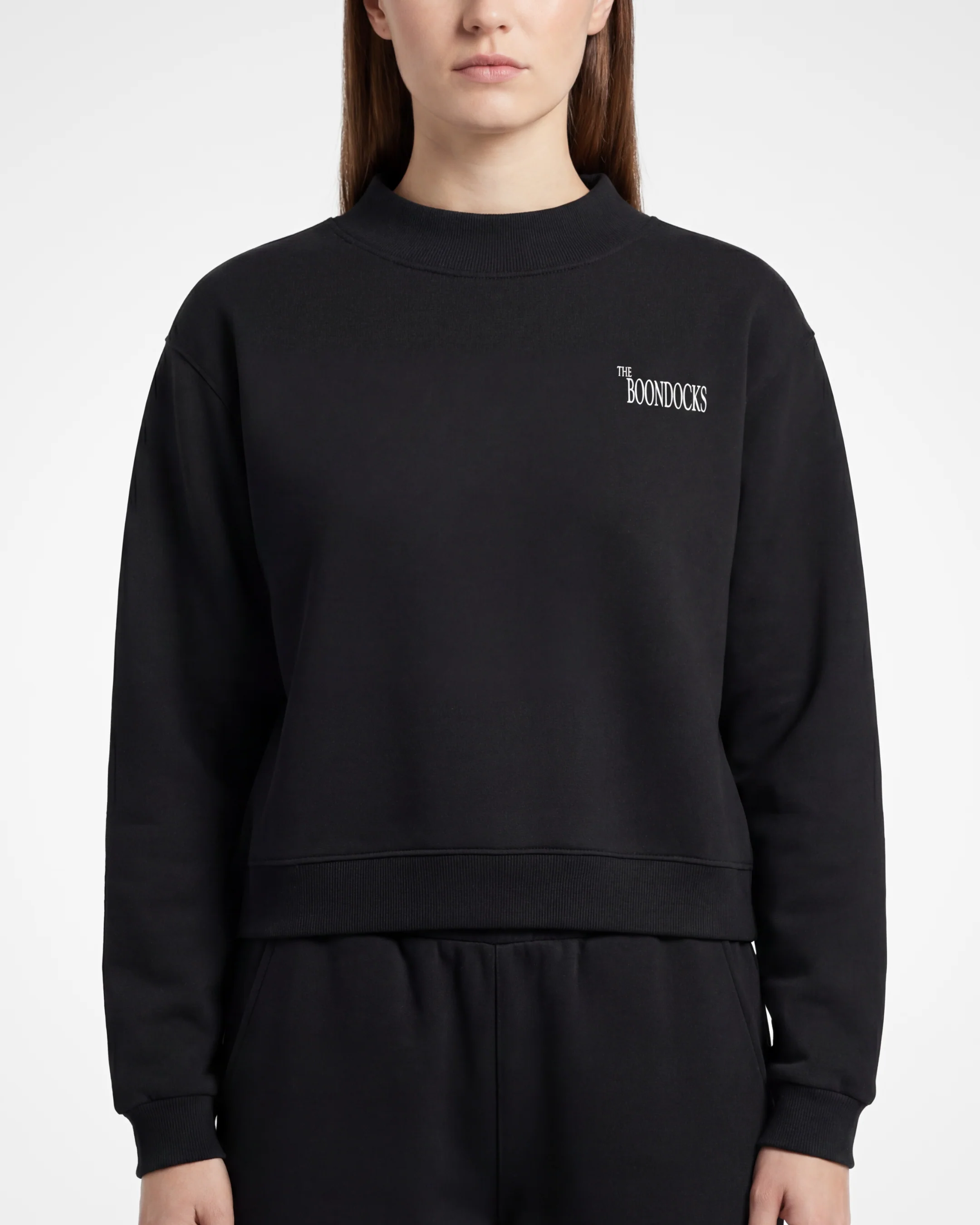 The Boondocks Jazmine Daily Fit Black Heavyweight Crewneck - Image 2