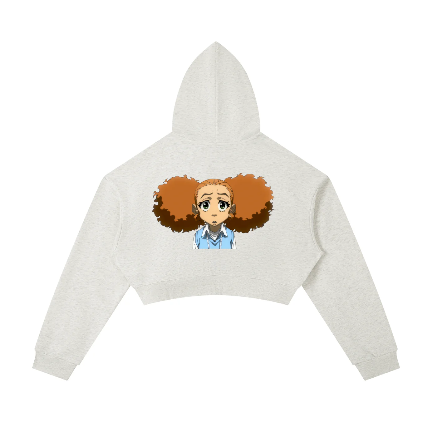 The Boondocks Jazmine Soft Focus Zip Crop Hoodie - Image 4