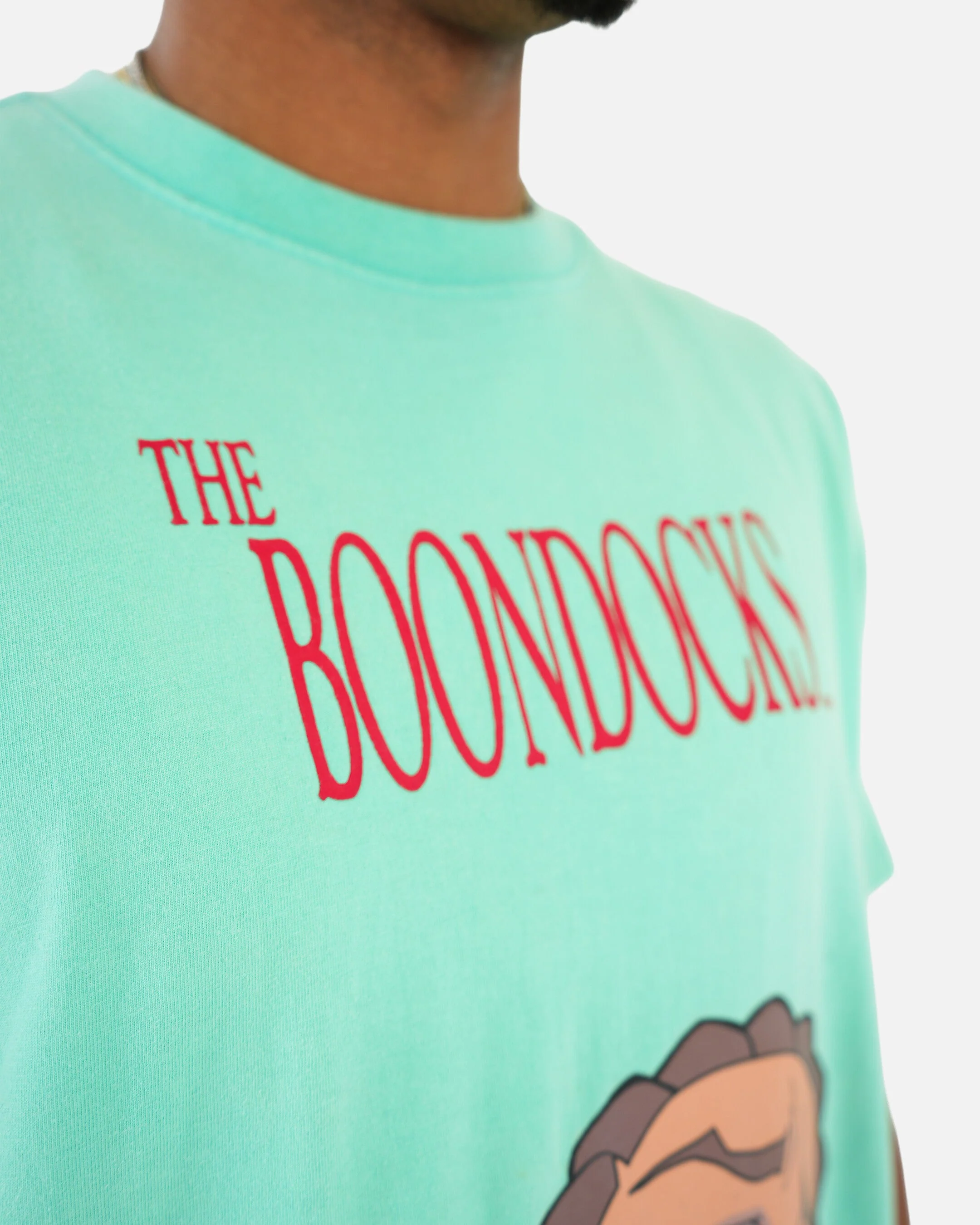 The Boondocks No Apologies Mint Green Wash T-Shirt - Image 6