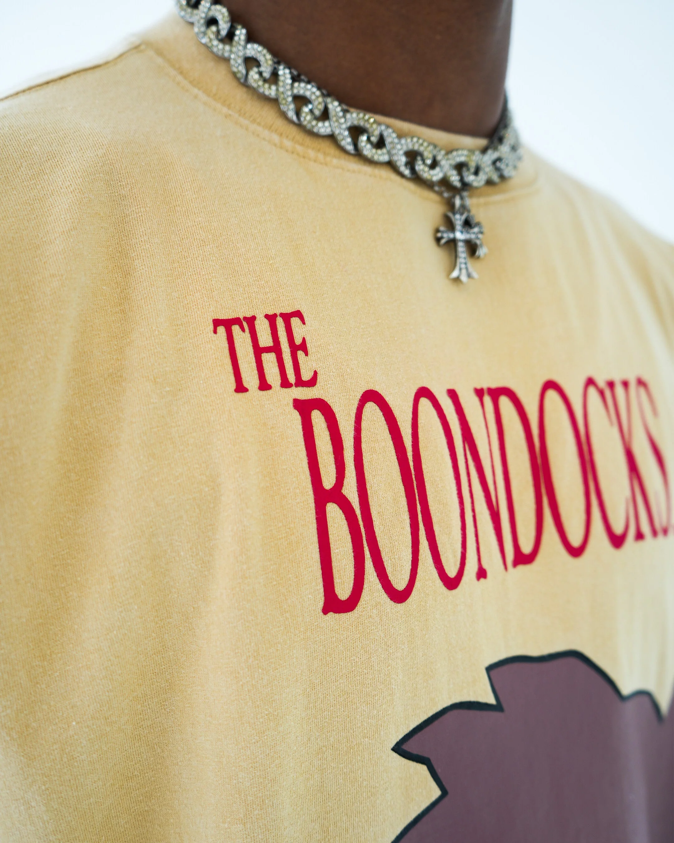 The Boondocks Revolutionary Arrest Tan Stone Wash T-Shirt - Image 3