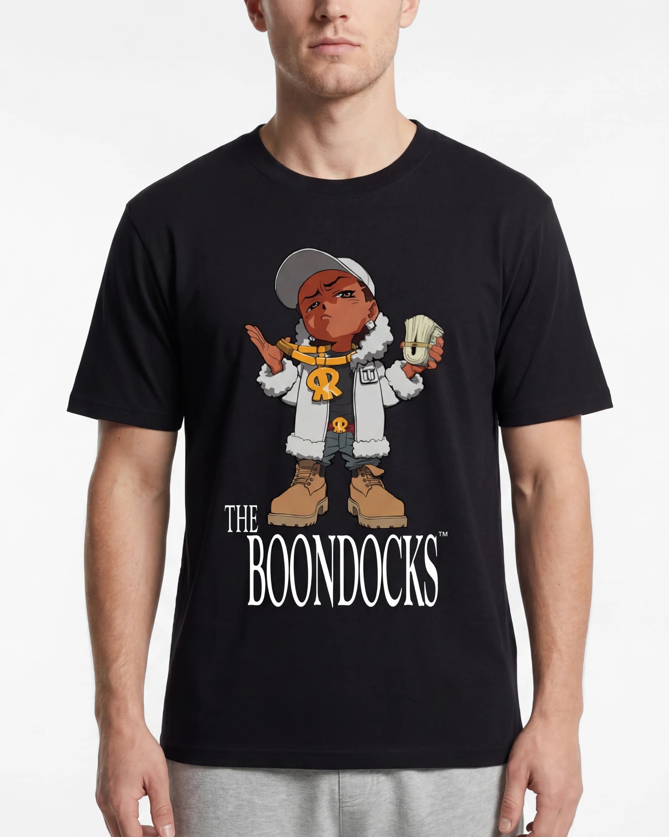 The Boondocks Riley Cash Don’t Lie Black Cotton T-Shirt