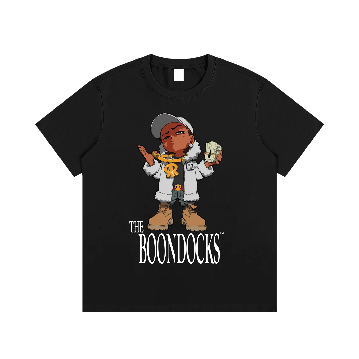 The Boondocks Riley Cash Don’t Lie Black Cotton T-Shirt - Image 3