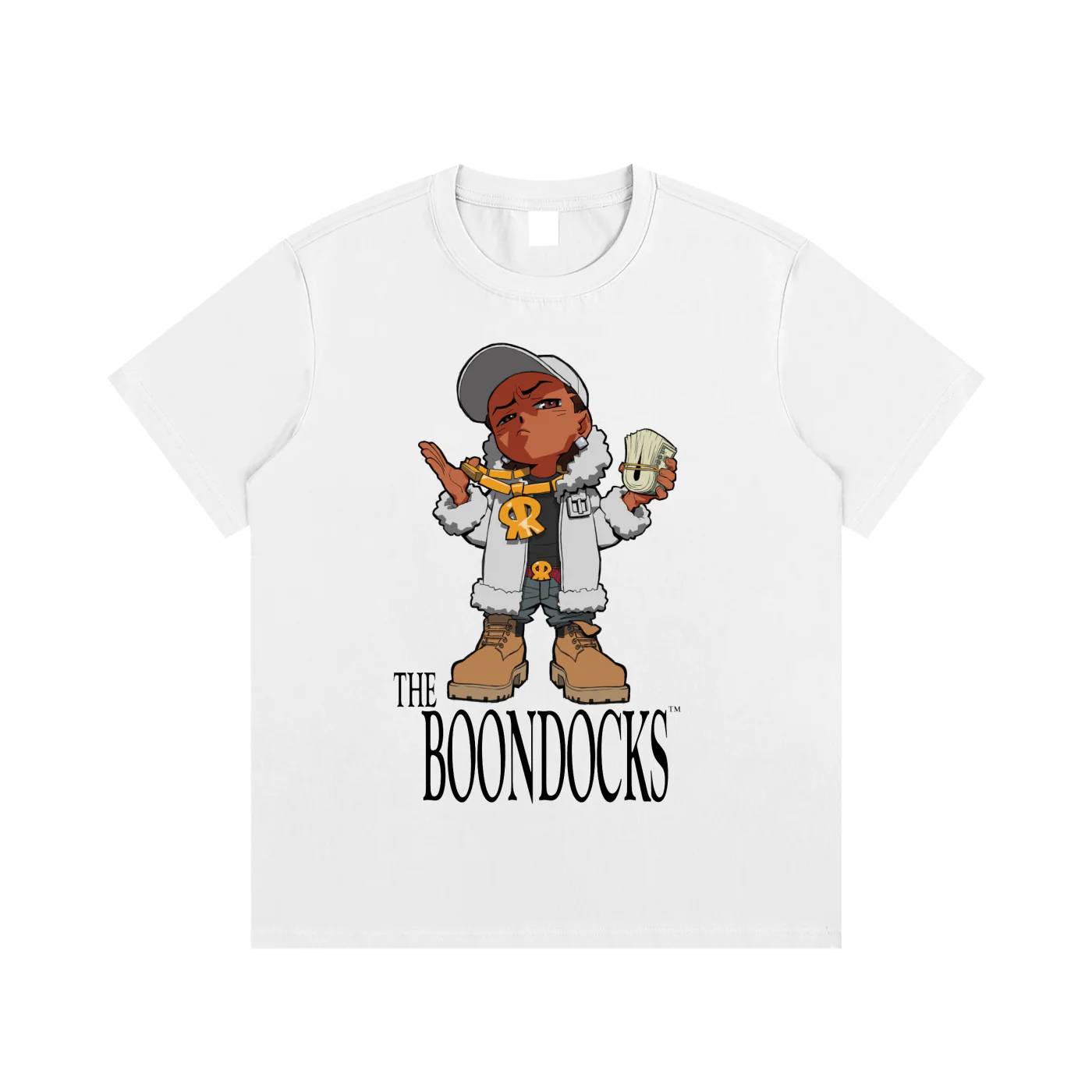 The Boondocks Riley Cash Don’t Lie White Cotton T-Shirt - Image 3