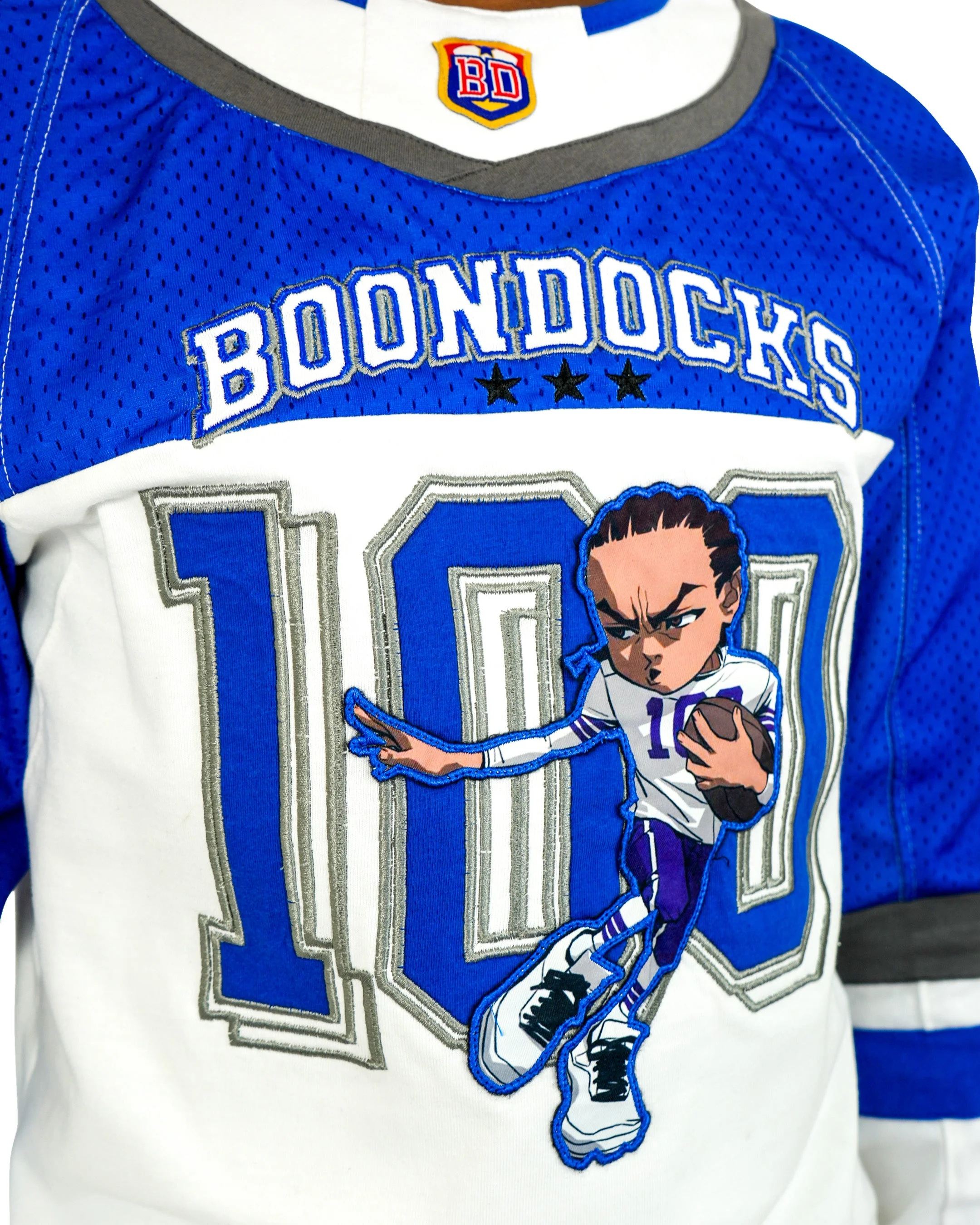 The Boondocks Riley Football Knit Blue Jersey - Image 3