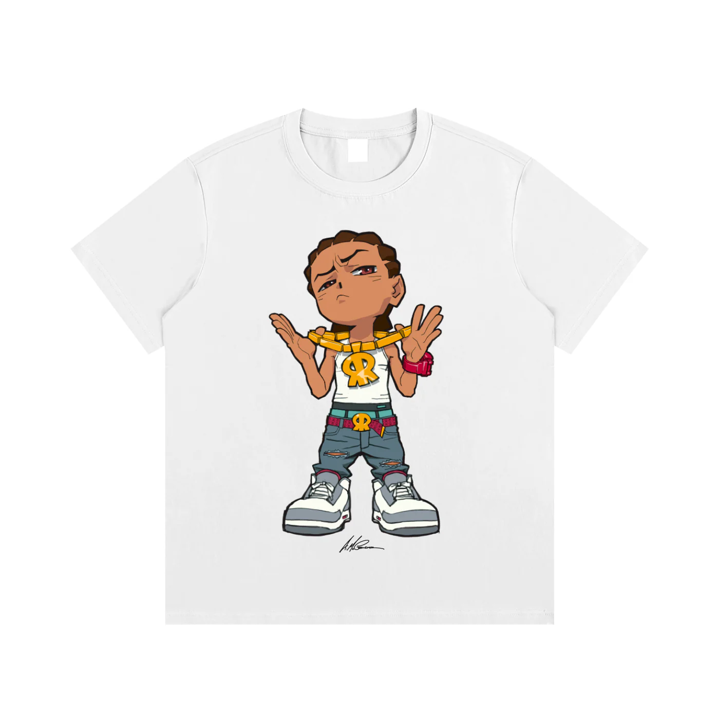 The Boondocks Riley Freeman Big Flex T-Shirt - Image 3