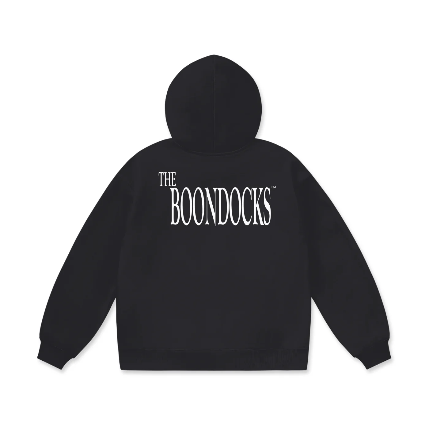 The Boondocks Riley Hands Out Oversized Heavyweight Black Hoodie - Image 4