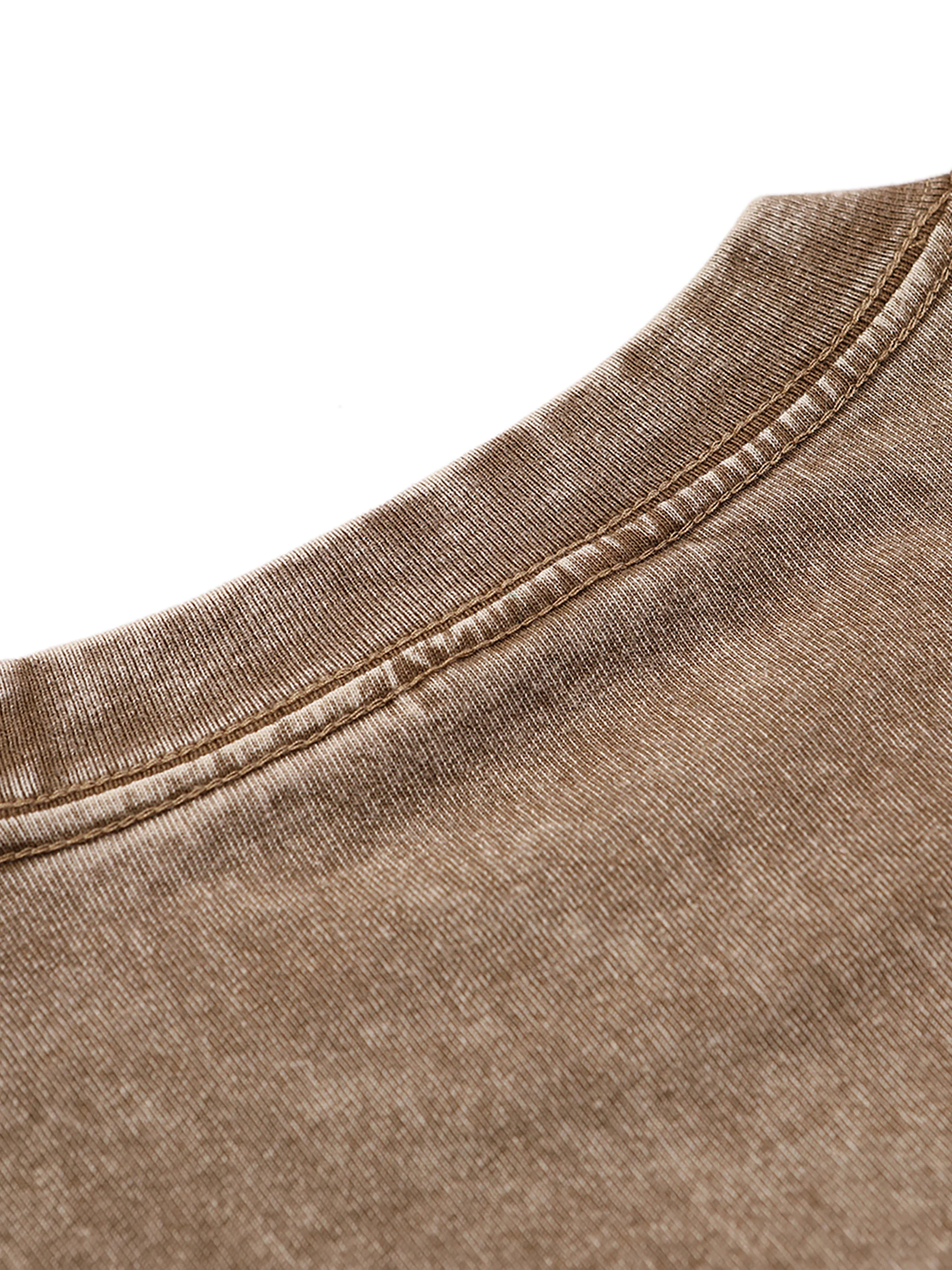 The Boondocks - Riley Khaled Acid Wash Oversize Tan T-Shirt - Image 4