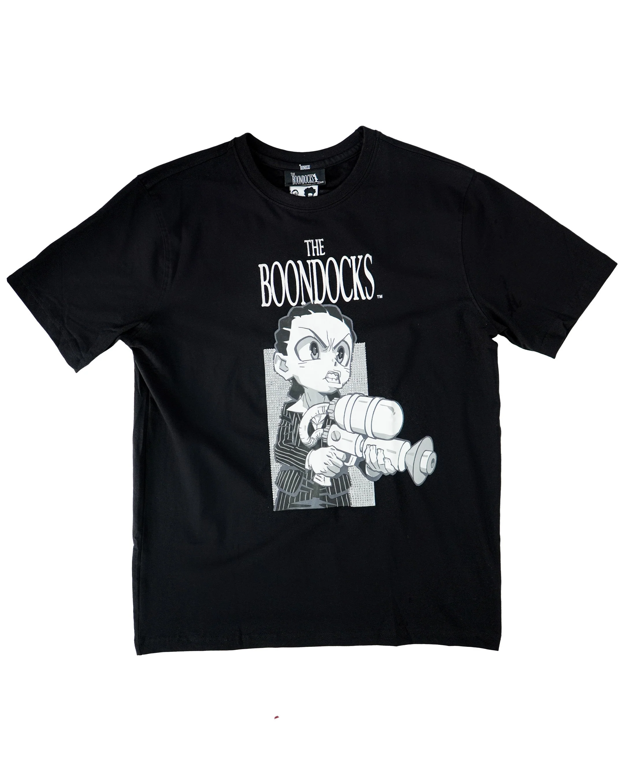 The Boondocks - Riley Say Hello Rhinestoned Black T-Shirt - Image 3