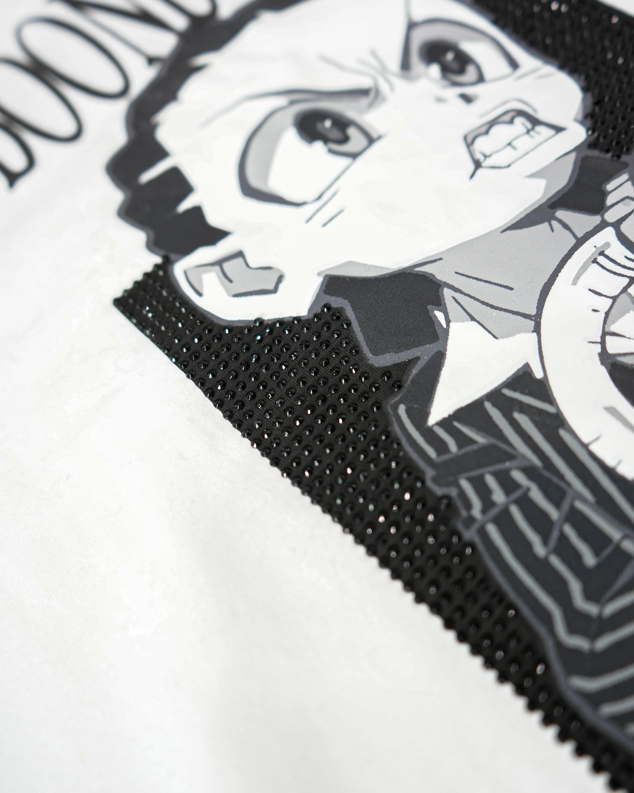 The Boondocks - Riley Say Hello Rhinestoned White T-Shirt - Image 4