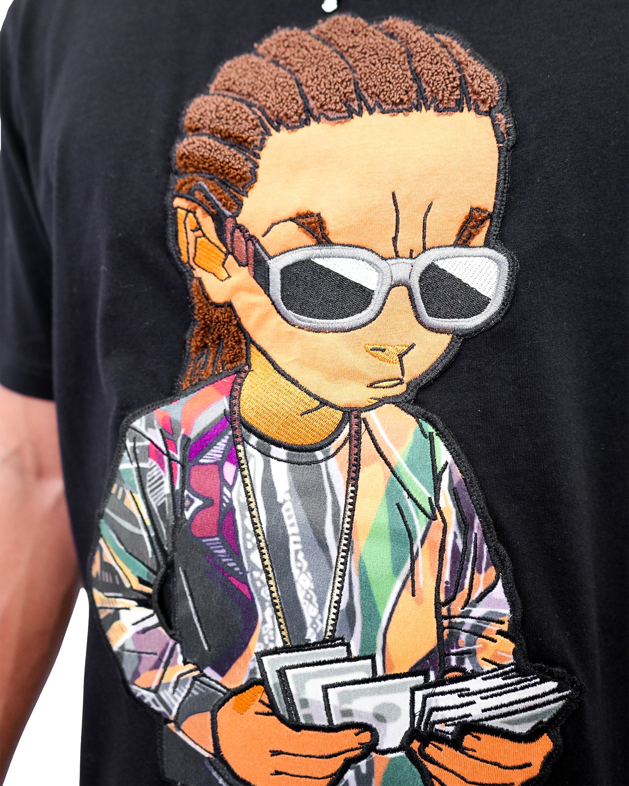 The Boondocks - Riley Smalls Black Knit T-Shirt - Image 2