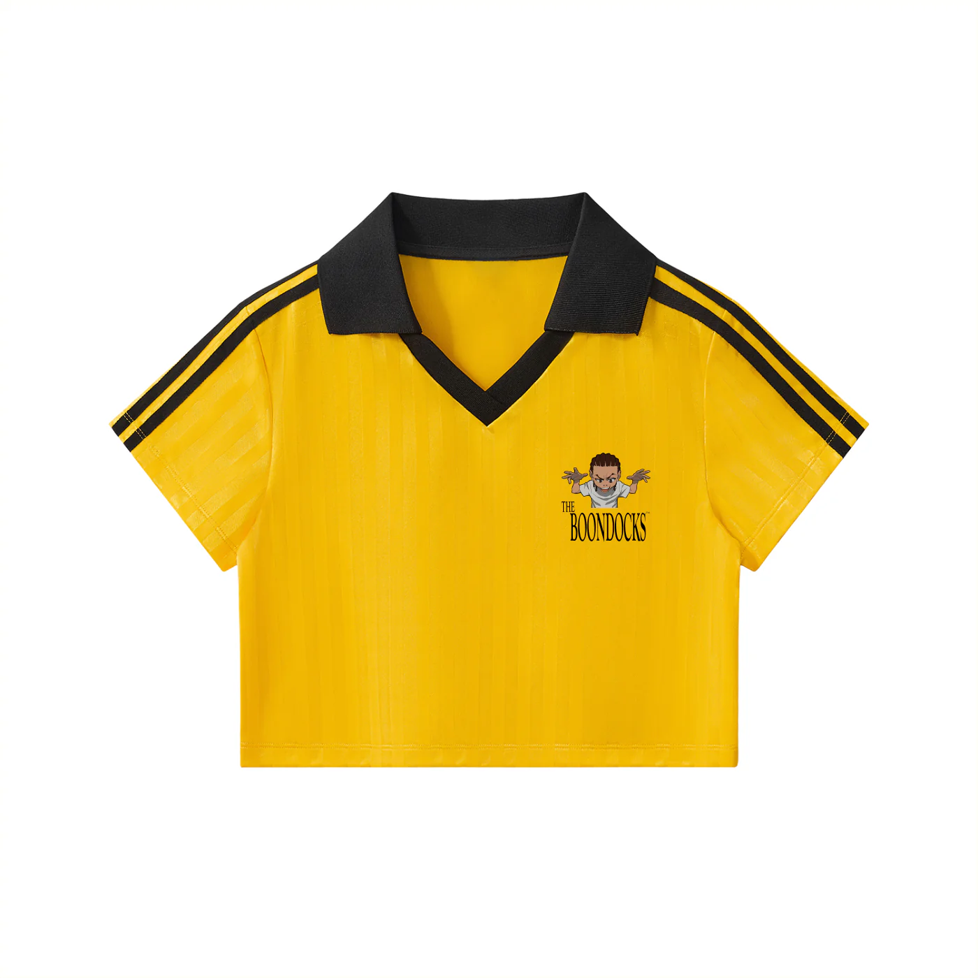 The Boondocks Riley Unleashed Yellow Cropped Jersey - Image 3