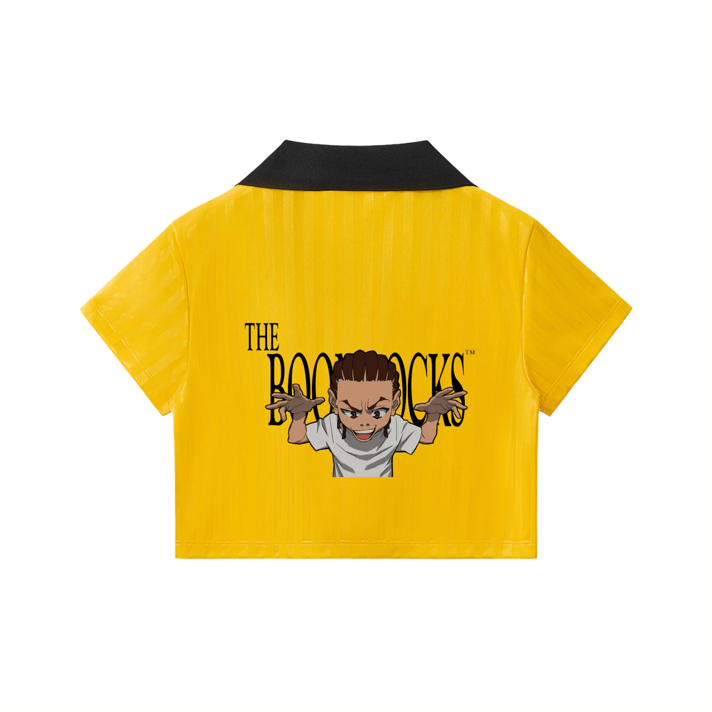 The Boondocks Riley Unleashed Yellow Cropped Jersey - Image 4