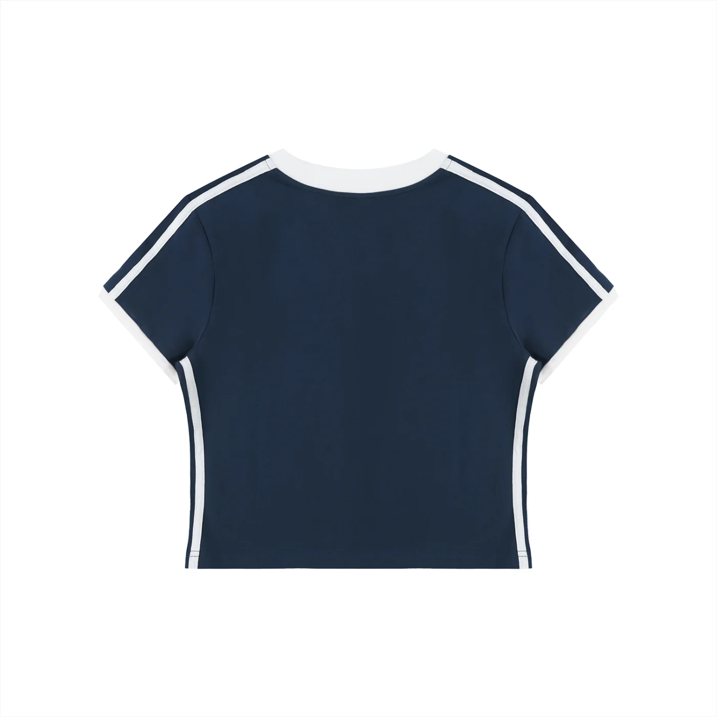 The Boondocks Riley Wild Motion Navy V-Neck Crop Tee - Image 4