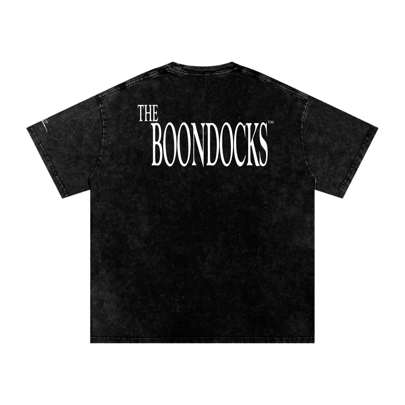 The Boondocks Woodcrest Brothers Acid Washed Oversized T-Shirt - Image 4