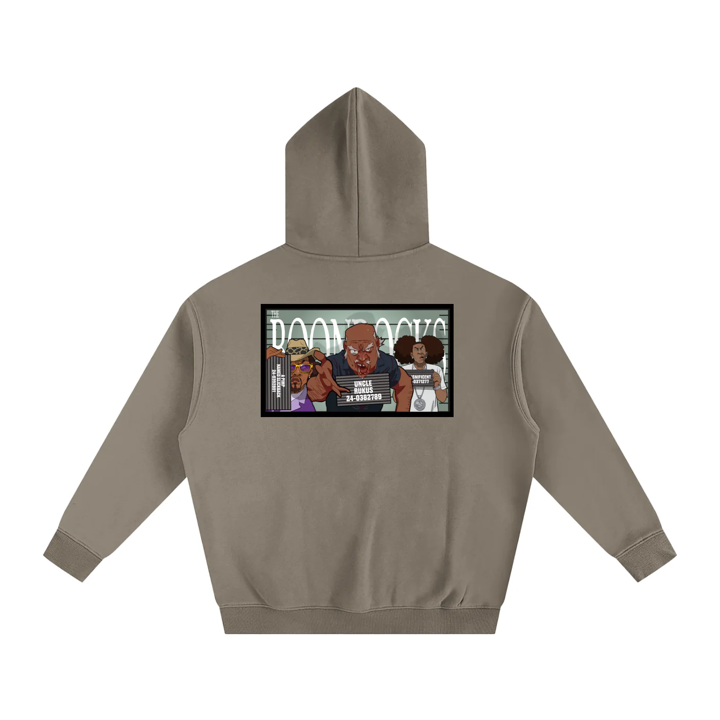 The Boondocks Woodcrest Public Enemies Mugshot Oversized Hoodie - Image 10