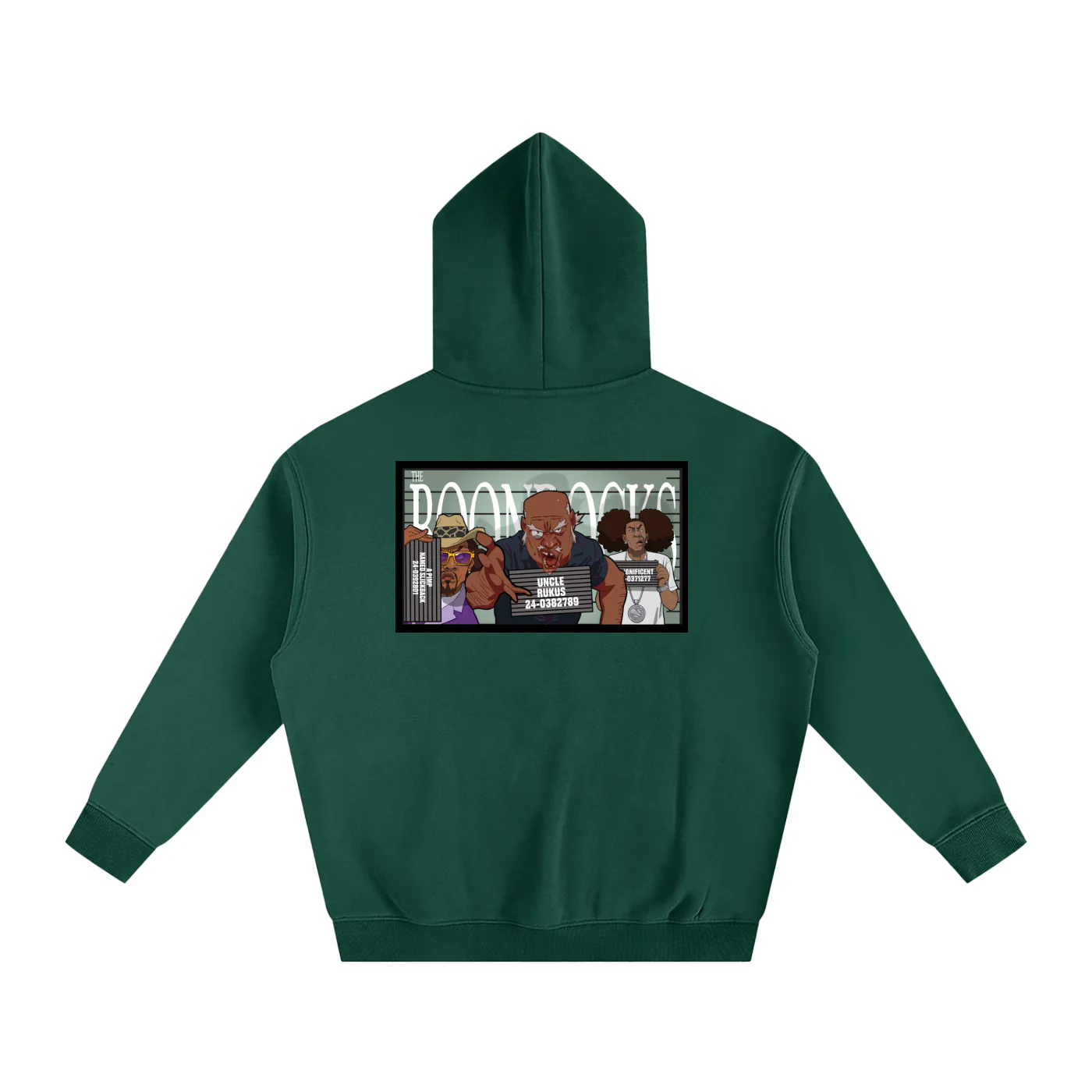 The Boondocks Woodcrest Public Enemies Mugshot Oversized Hoodie - Image 12