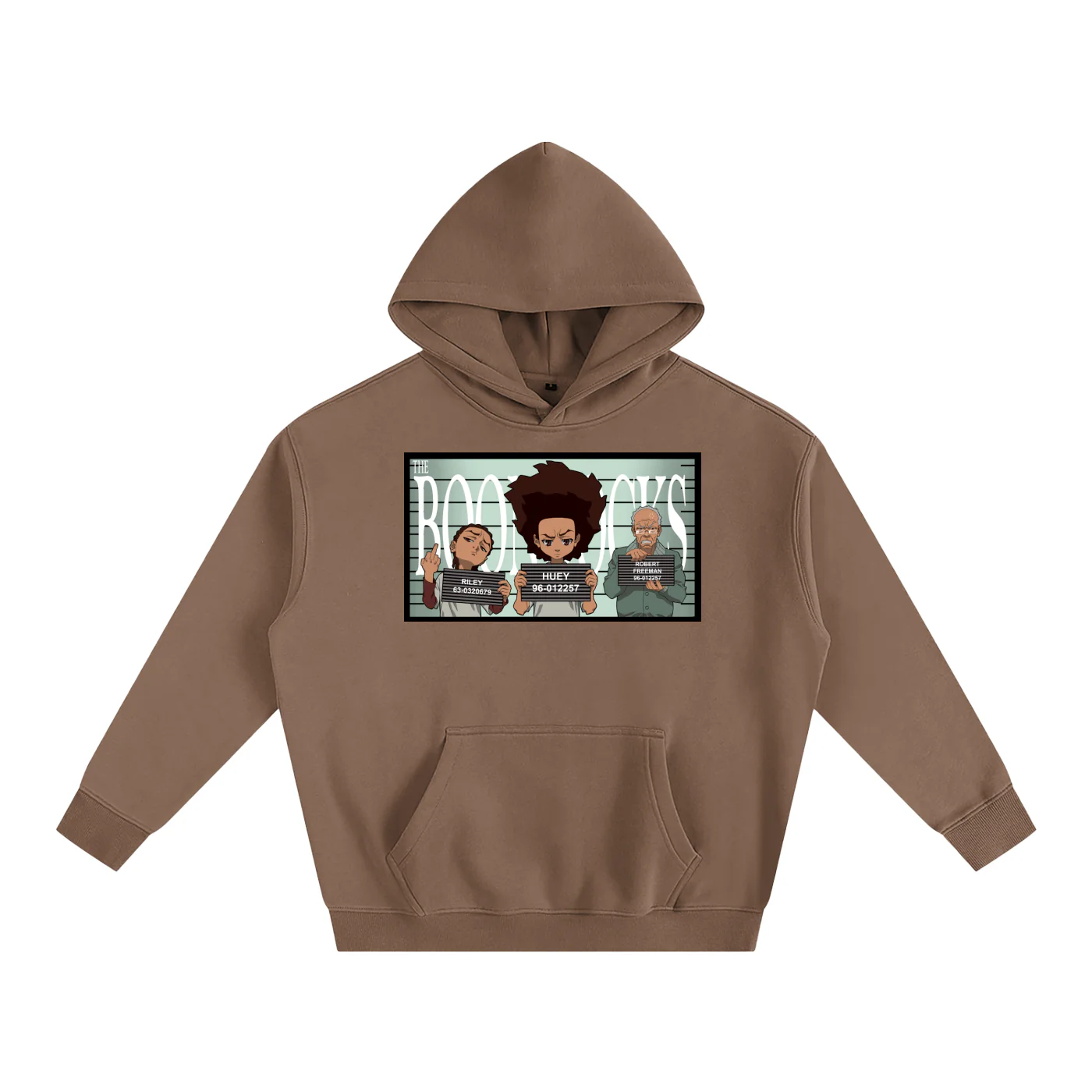 The Boondocks Woodcrest Public Enemies Mugshot Oversized Hoodie - Image 13