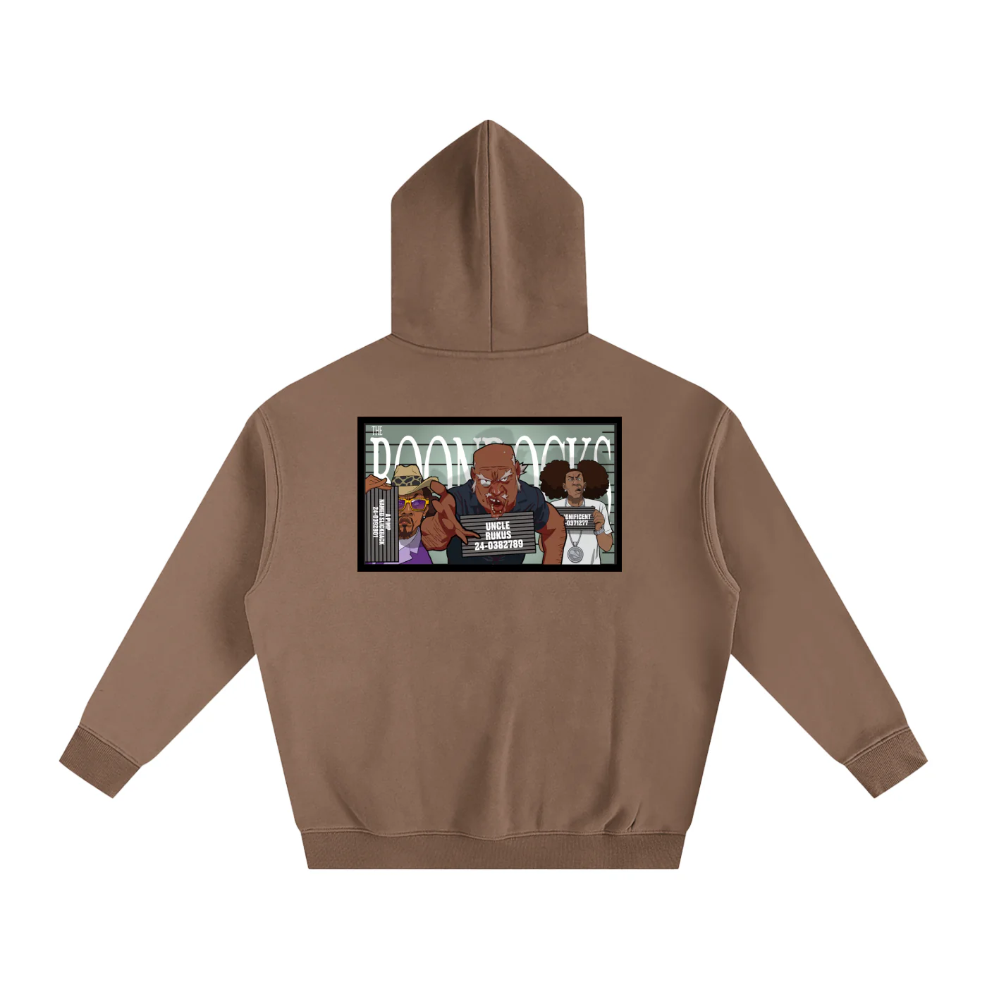 The Boondocks Woodcrest Public Enemies Mugshot Oversized Hoodie - Image 14
